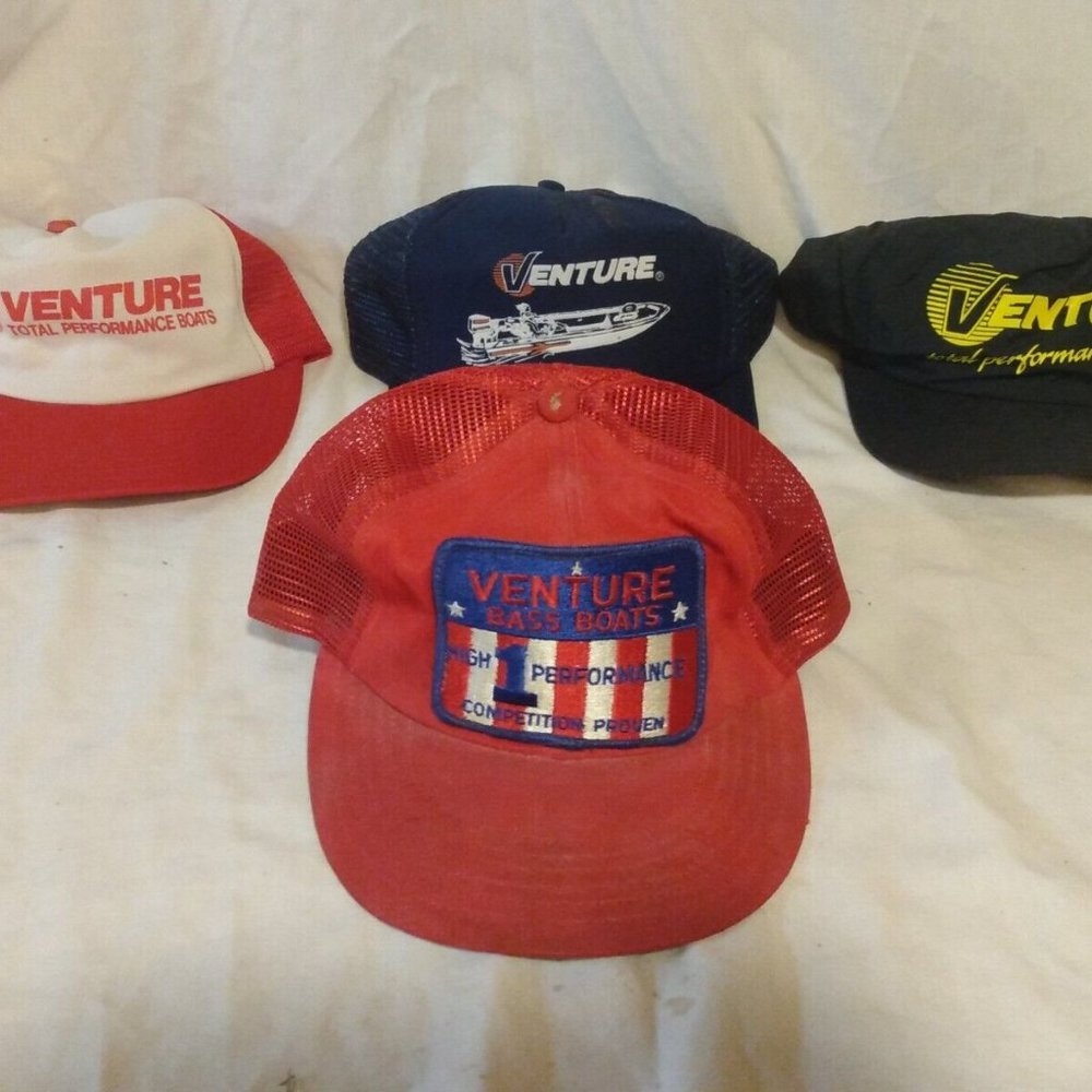 Venture Performance Boats baseball cap hat Lot of 4